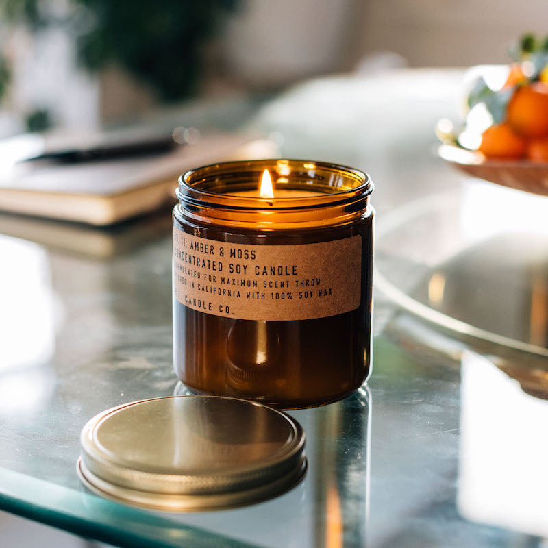 Amber & Moss– Large Concentrated Candle