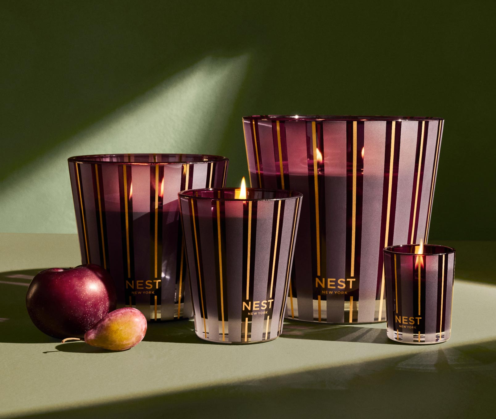 Autumn Plum 3-Wick Candle